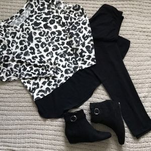 🐆 Leopard Print Chiffon Top